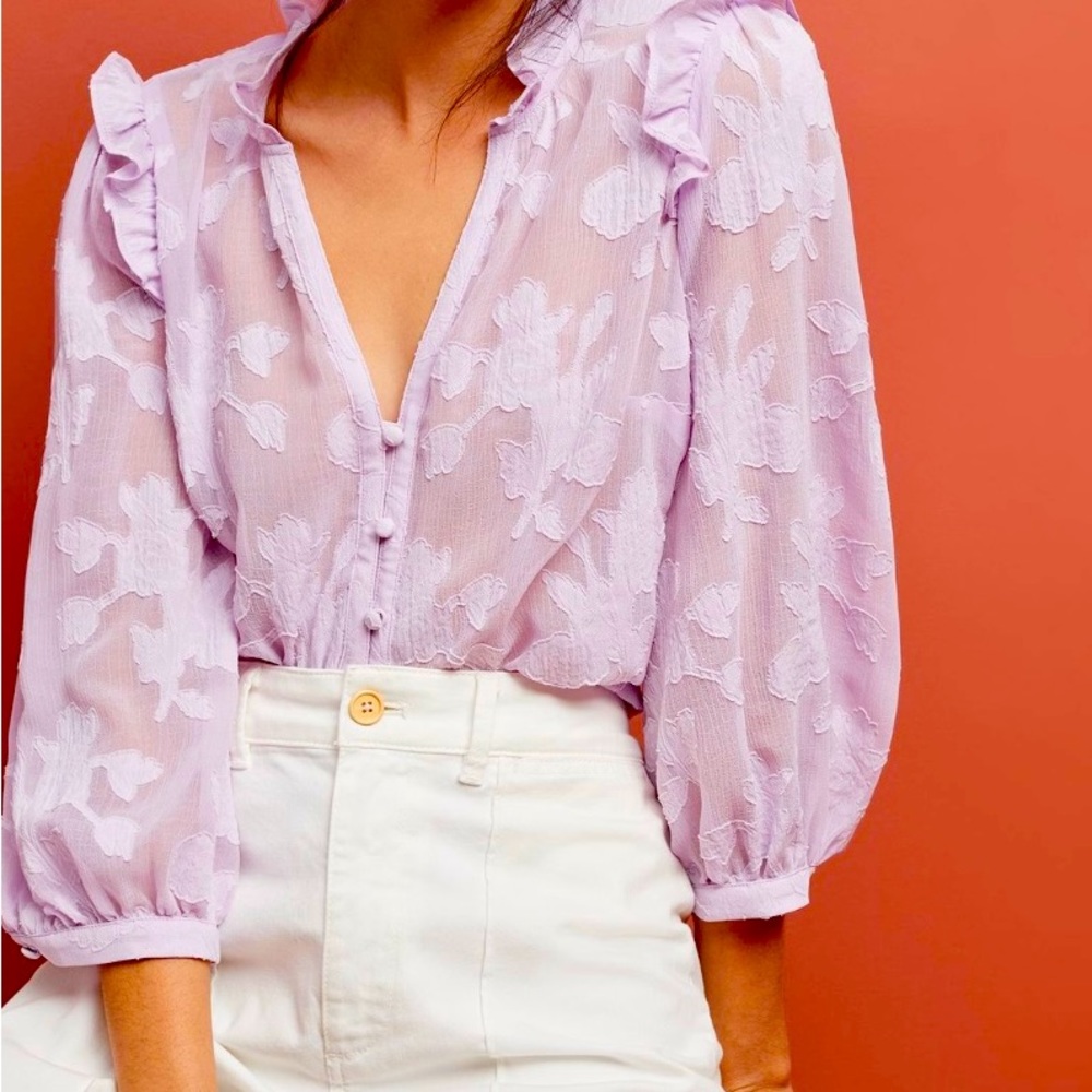 Gorgeous size 2 Maeve for Anthropologie blouse